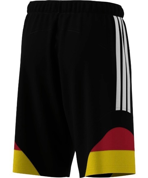 adidas(アディダス)の「アディダス adidas エッセンシャルズ レギュラーフィット カラー ブロッキング ダブルニット ショーツ(その他パンツ・キッズ・ブラック×レッド/ネイビー・160cm/120cm/140cm/130cm/150cm)」の4枚目の写真