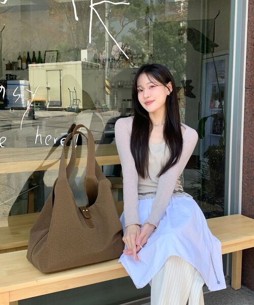 HAVEAWHALE（ハブアホエール）の「piggy buckle bag (BR)（ショルダーバッグ・レディース・その他・FREE）」の8枚目の写真