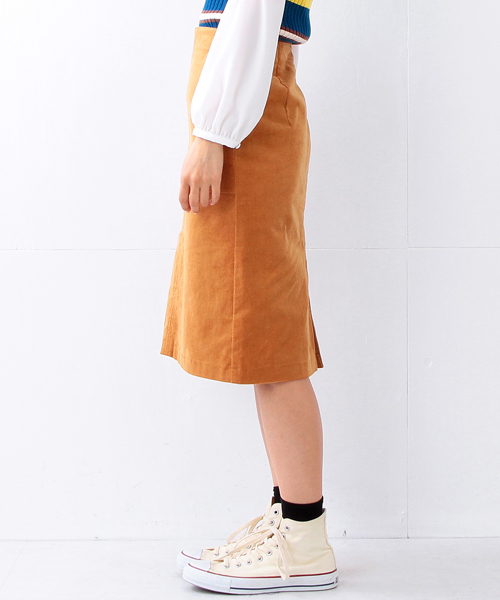 Ray BEAMS（レイビームス）の「◇【ラブリ着用】Ray BEAMS / ストレッチ コーデュロイ  タイトスカート（スカート・レディース・ベージュ/サックスブルー/キャメル・0/1）」の14枚目の写真