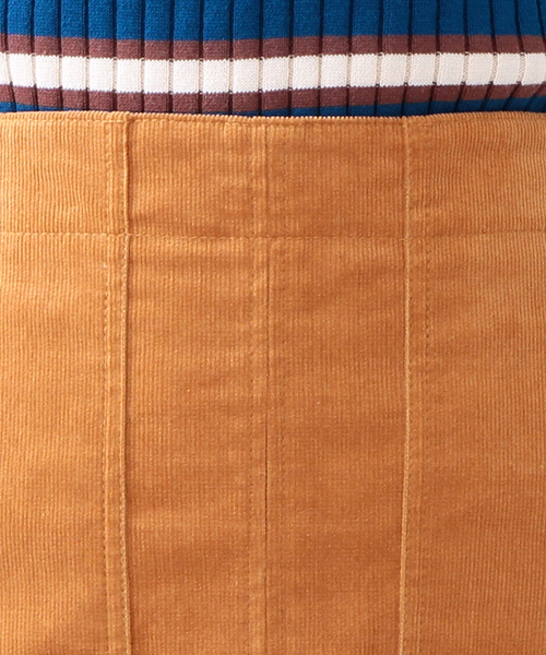 Ray BEAMS（レイビームス）の「◇【ラブリ着用】Ray BEAMS / ストレッチ コーデュロイ  タイトスカート（スカート・レディース・ベージュ/サックスブルー/キャメル・0/1）」の8枚目の写真