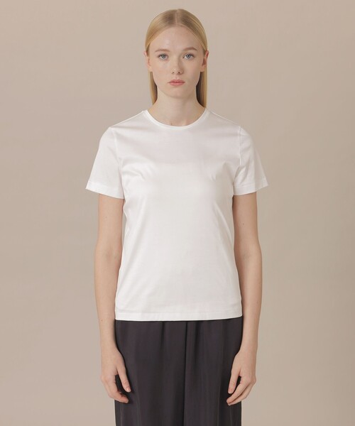 MACKINTOSH LONDON（マッキントッシュ ロンドン）の「【The Essential Collection】コットンスムースTシャツ（Tシャツ/カットソー・レディース・オフホワイト・40/38）」の4枚目の写真