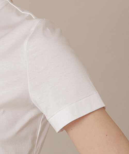 MACKINTOSH LONDON（マッキントッシュ ロンドン）の「【The Essential Collection】コットンスムースTシャツ（Tシャツ/カットソー・レディース・オフホワイト・40/38）」の7枚目の写真