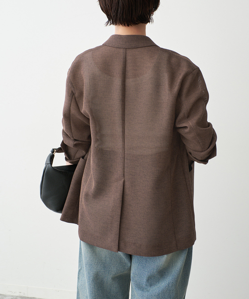 Spick & Span(スピックアンドスパン)の「《手洗い可》ブラーカラミ ルーズジャケット(その他アウター・レディース・その他4/マルチ・38/36)」の21枚目の写真