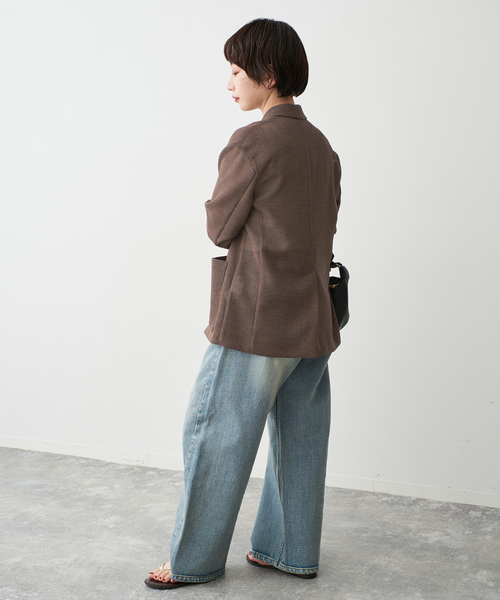 Spick & Span(スピックアンドスパン)の「《手洗い可》ブラーカラミ ルーズジャケット(その他アウター・レディース・その他4/マルチ・38/36)」の20枚目の写真