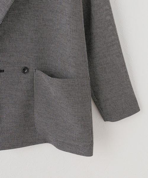 Spick & Span(スピックアンドスパン)の「《手洗い可》ブラーカラミ ルーズジャケット(その他アウター・レディース・その他4/マルチ・38/36)」の16枚目の写真