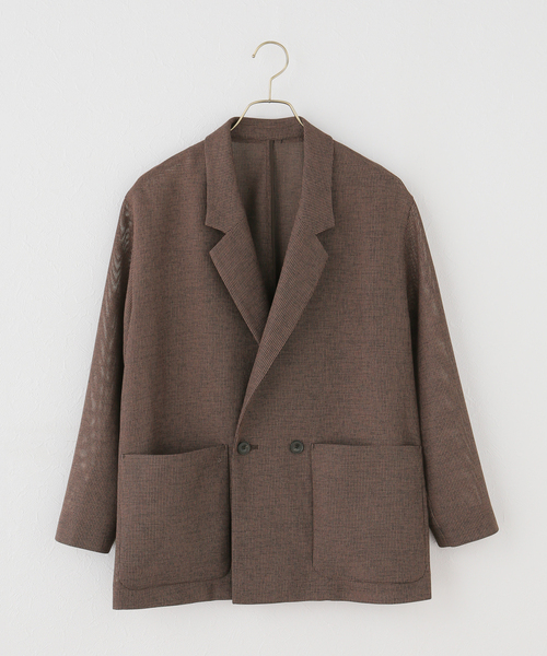 Spick & Span(スピックアンドスパン)の「《手洗い可》ブラーカラミ ルーズジャケット(その他アウター・レディース・その他4/マルチ・38/36)」の7枚目の写真