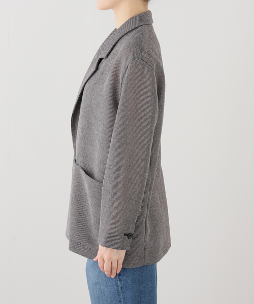 Spick & Span(スピックアンドスパン)の「《手洗い可》ブラーカラミ ルーズジャケット(その他アウター・レディース・その他4/マルチ・38/36)」の4枚目の写真