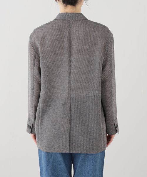 Spick & Span(スピックアンドスパン)の「《手洗い可》ブラーカラミ ルーズジャケット(その他アウター・レディース・その他4/マルチ・38/36)」の3枚目の写真