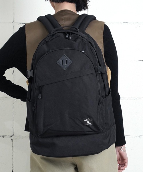 anello(アネロ)の「"02"≪anello GRANDE≫High capacity/ハイキャパシティ 10ポケット/40L バックパック(バックパック/リュック・レディース・ブラック×ピンク/ブラック・ONE SIZE)」の1枚目の写真