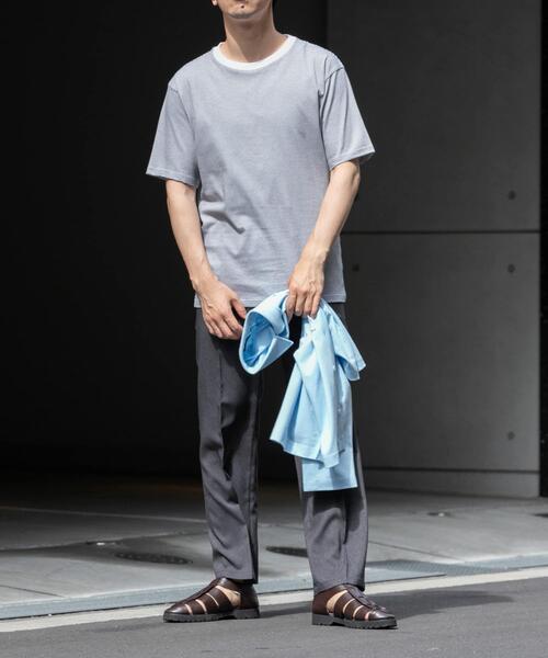 URBAN RESEARCH ROSSO MEN(アーバンリサーチロッソメン)の「『XLサイズあり』『UR TECH』汗ジミ防止クルーネックTシャツ(Tシャツ/カットソー・メンズ・ネイビー/ホワイト系その他/ホワイト/ブラック/ブラック系その他/グレー・X-LARGE/LARGE/MEDIUM/SMALL)」の7枚目の写真