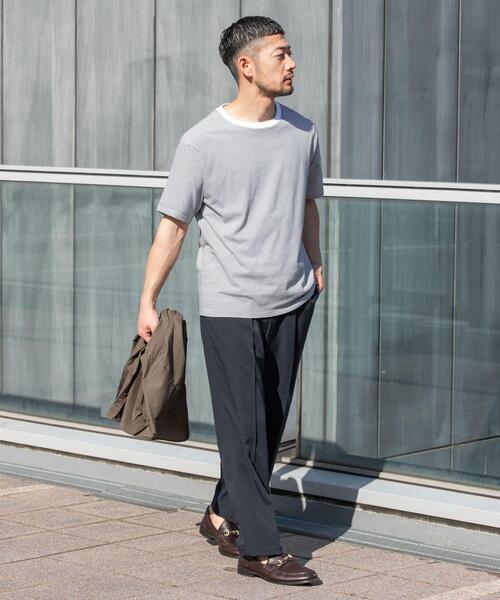URBAN RESEARCH ROSSO MEN(アーバンリサーチロッソメン)の「『XLサイズあり』『UR TECH』汗ジミ防止クルーネックTシャツ(Tシャツ/カットソー・メンズ・ネイビー/ホワイト系その他/ホワイト/ブラック/ブラック系その他/グレー・X-LARGE/LARGE/MEDIUM/SMALL)」の13枚目の写真