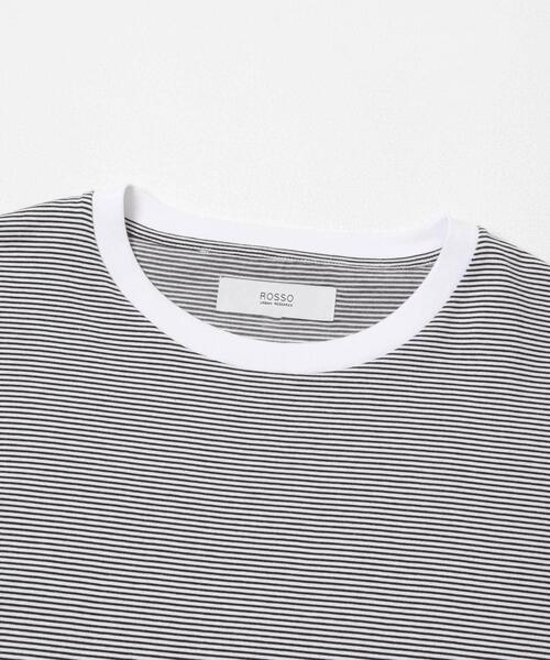 URBAN RESEARCH ROSSO MEN(アーバンリサーチロッソメン)の「『XLサイズあり』『UR TECH』汗ジミ防止クルーネックTシャツ(Tシャツ/カットソー・メンズ・ネイビー/ホワイト系その他/ホワイト/ブラック/ブラック系その他/グレー・X-LARGE/LARGE/MEDIUM/SMALL)」の15枚目の写真