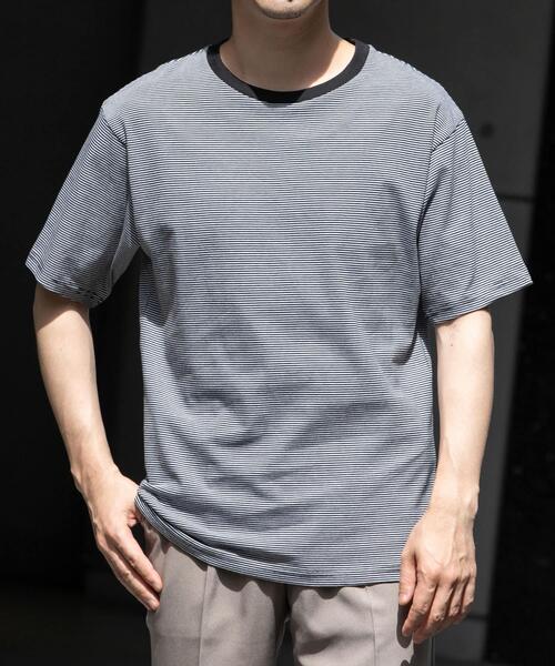 URBAN RESEARCH ROSSO MEN(アーバンリサーチロッソメン)の「『XLサイズあり』『UR TECH』汗ジミ防止クルーネックTシャツ(Tシャツ/カットソー・メンズ・ネイビー/ホワイト系その他/ホワイト/ブラック/ブラック系その他/グレー・X-LARGE/LARGE/MEDIUM/SMALL)」の16枚目の写真