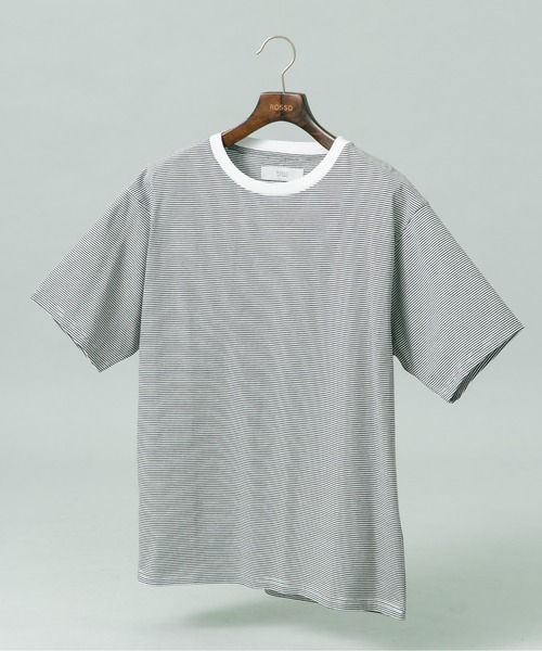 URBAN RESEARCH ROSSO MEN（アーバンリサーチロッソメン）の「『XLサイズあり』『UR TECH』汗ジミ防止クルーネックTシャツ（Tシャツ/カットソー・メンズ・ネイビー/ホワイト系その他/ホワイト/ブラック/ブラック系その他/グレー・X-LARGE/LARGE/MEDIUM/SMALL）」の2枚目の写真