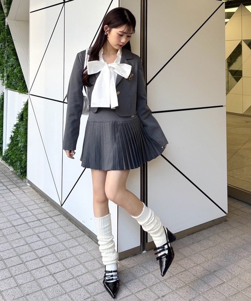 one after another NICE CLAUP（ワンアフターアナザーナイスクラップ）の「【リバイバル】刺繍入りボウタイリボンブラウス（シャツ/ブラウス・レディース・オフホワイト/サックスブルー/グレー/ドット・FREE）」の16枚目の写真
