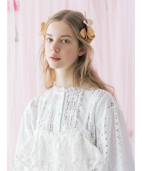 TSUHARU by Samansa Mos2（ツハルバイサマンサモスモス）の「【WHITE COLLECTION】スカラップ刺繍キャミワンピース（ワンピース・レディース・ホワイト・F）」の19枚目の写真