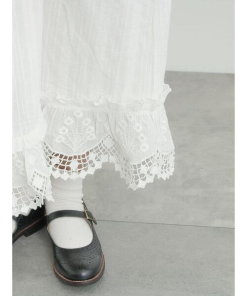 TSUHARU by Samansa Mos2（ツハルバイサマンサモスモス）の「【WHITE COLLECTION】スカラップ刺繍キャミワンピース（ワンピース・レディース・ホワイト・F）」の9枚目の写真