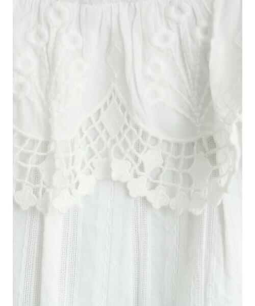 TSUHARU by Samansa Mos2（ツハルバイサマンサモスモス）の「【WHITE COLLECTION】スカラップ刺繍キャミワンピース（ワンピース・レディース・ホワイト・F）」の10枚目の写真