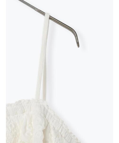 TSUHARU by Samansa Mos2（ツハルバイサマンサモスモス）の「【WHITE COLLECTION】スカラップ刺繍キャミワンピース（ワンピース・レディース・ホワイト・F）」の3枚目の写真