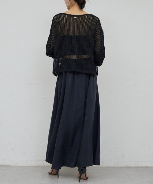 GALLARDAGALANTE(ガリャルダガランテ)の「レーシーメッシュニット(パーカー・レディース・グレー/ブラック/ホワイト・FREE)」の15枚目の写真