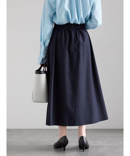 Te chichi（テチチ）の「アシメタックフレアスカート（スカート・レディース・サックスブルー/ネイビー/ベージュ・M/S）」の21枚目の写真