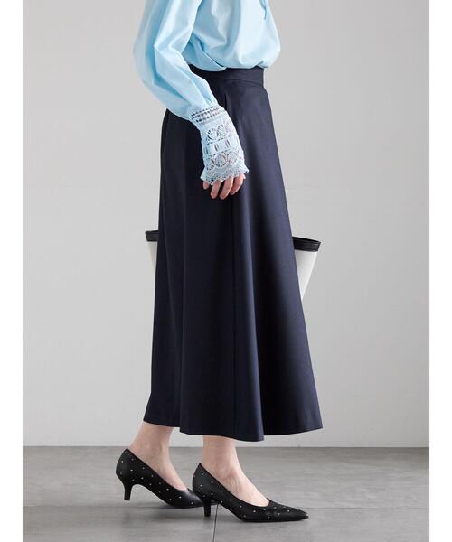 Te chichi（テチチ）の「アシメタックフレアスカート（スカート・レディース・サックスブルー/ネイビー/ベージュ・M/S）」の22枚目の写真