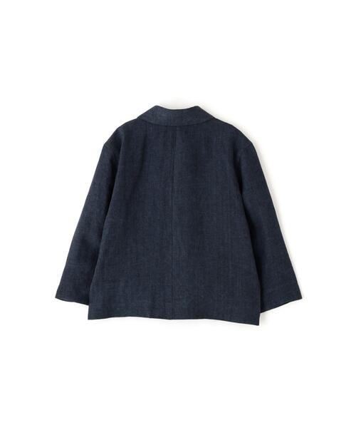 MARGARET HOWELL（マーガレットハウエル）の「FADED LINEN（ブルゾン・レディース・ブルー/ブラウン・2/1）」の9枚目の写真