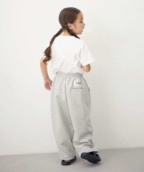 Piet（ピエット）の「スウェットカーブパンツ（スウェットパンツ・キッズ・グレー/オフホワイト・130/110/120/100）」の6枚目の写真