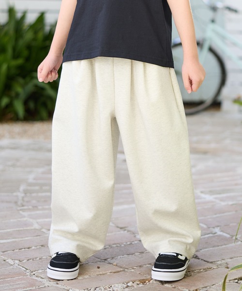 Piet（ピエット）の「スウェットカーブパンツ（スウェットパンツ・キッズ・グレー/オフホワイト・130/110/120/100）」の3枚目の写真