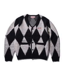 AECA（エイカ）の「ARGYLLE DOODLE CARDIGAN-BLACK（カーディガン/ボレロ）」