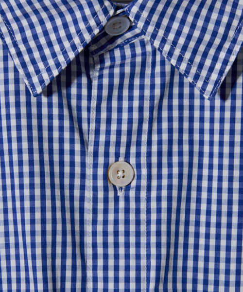HORLISUN(ホーリーサン)の「Ophir Gingham Check Shirt Blue(シャツ/ブラウス・メンズ・その他・SMALL/MEDIUM/LARGE)」の5枚目の写真