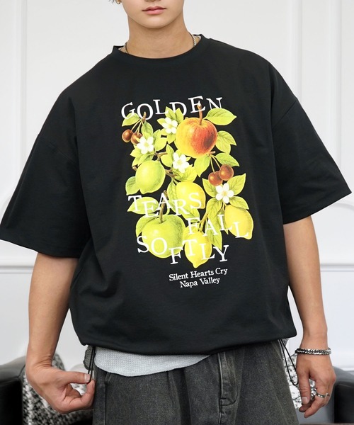L'atelier(ラトリエ)の「接触冷感 ルーズフィット グラフィック 半袖Tシャツ 短丈可能 ドロスト(Tシャツ/カットソー・メンズ・ブラック系4/ブラック系その他3/ブラック系その他4/ホワイト系4/ホワイト系3/ブラック系その他2/ホワイト系2/ホワイト系6/ブラック系その他5/ブラック系その他6/ブラック系6/ホワイト系5/ブラック系5・M/L)」の8枚目の写真