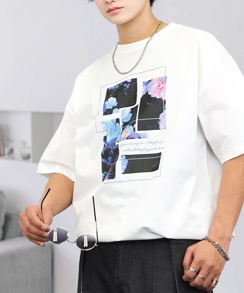 L'atelier(ラトリエ)の「接触冷感 ルーズフィット グラフィック 半袖Tシャツ 短丈可能 ドロスト(Tシャツ/カットソー・メンズ・ブラック系4/ブラック系その他3/ブラック系その他4/ホワイト系4/ホワイト系3/ブラック系その他2/ホワイト系2/ホワイト系6/ブラック系その他5/ブラック系その他6/ブラック系6/ホワイト系5/ブラック系5・M/L)」の18枚目の写真