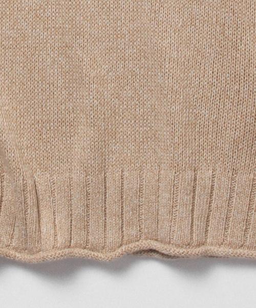 BEAMS LIGHTS Men's（ビームスライツ メンズ）の「BEAMS LIGHTS / ロールネックニット（ニット/セーター・メンズ・ベージュ/ネイビー・LARGE/SMALL/MEDIUM）」の10枚目の写真