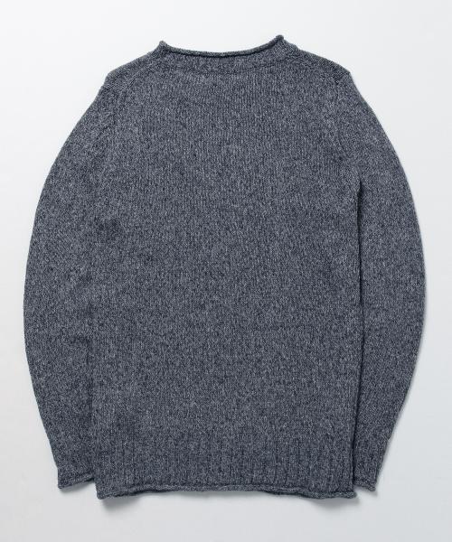 BEAMS LIGHTS Men's（ビームスライツ メンズ）の「BEAMS LIGHTS / ロールネックニット（ニット/セーター・メンズ・ベージュ/ネイビー・LARGE/SMALL/MEDIUM）」の12枚目の写真