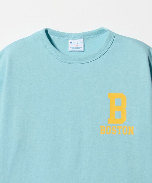 Champion(チャンピオン)の「<Champion>ボストン ショートスリーブ Tシャツ / キッズ 110cm-130cm(Tシャツ/カットソー・キッズ・ライトブルー/ダークグレー/ホワイト・110cm/120cm/130cm)」の5枚目の写真