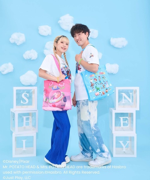 Seiney Blonde(セイニーブロンド)の「TOY STORY / トートバッグ(トートバッグ・レディース・ブルー/ピンク・FREE)」の9枚目の写真