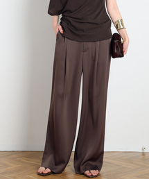 AP STUDIO | ダブルサテンパンツ(スラックス)