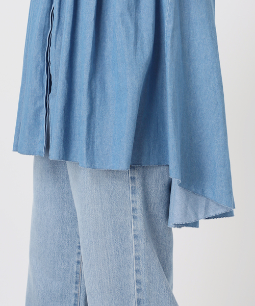IENA(イエナ)の「AAYUSHI/アユーシ デニムピンタックブラウス SGN070150(シャツ/ブラウス・レディース・ブルー系その他・FREE)」の20枚目の写真