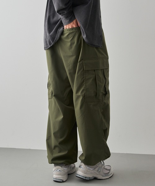 U.S. POLO ASSN.(ユーエスポロアッスン)の「【U.S. POLO ASSN.】ポリ撥水ワイドカーゴパンツ 046360(カーゴパンツ・メンズ・カーキ/ネイビー/ベージュ・M/S/LL/L)」の8枚目の写真