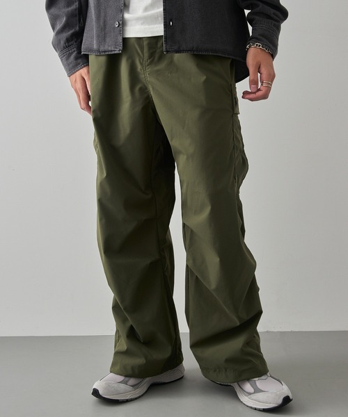 U.S. POLO ASSN.(ユーエスポロアッスン)の「【U.S. POLO ASSN.】ポリ撥水ワイドカーゴパンツ 046360(カーゴパンツ・メンズ・カーキ/ネイビー/ベージュ・M/S/LL/L)」の5枚目の写真