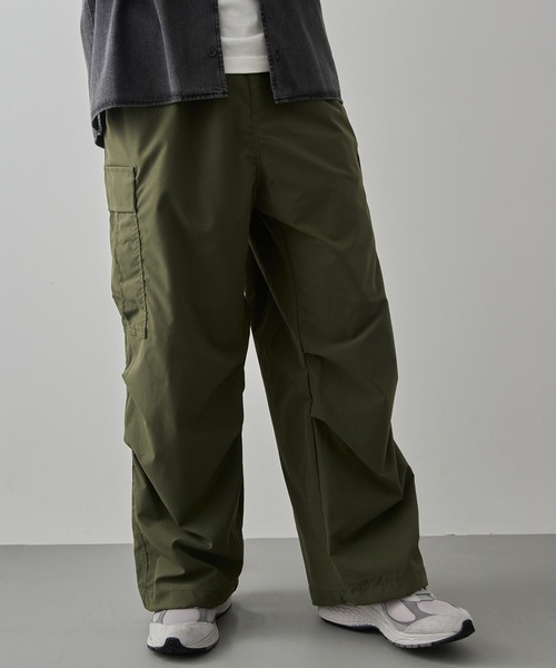 U.S. POLO ASSN.(ユーエスポロアッスン)の「【U.S. POLO ASSN.】ポリ撥水ワイドカーゴパンツ 046360(カーゴパンツ・メンズ・カーキ/ネイビー/ベージュ・M/S/LL/L)」の6枚目の写真