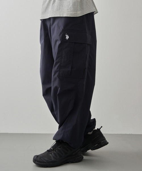U.S. POLO ASSN.(ユーエスポロアッスン)の「【U.S. POLO ASSN.】ポリ撥水ワイドカーゴパンツ 046360(カーゴパンツ・メンズ・カーキ/ネイビー/ベージュ・M/S/LL/L)」の19枚目の写真