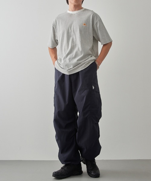 U.S. POLO ASSN.(ユーエスポロアッスン)の「【U.S. POLO ASSN.】ポリ撥水ワイドカーゴパンツ 046360(カーゴパンツ・メンズ・カーキ/ネイビー/ベージュ・M/S/LL/L)」の20枚目の写真