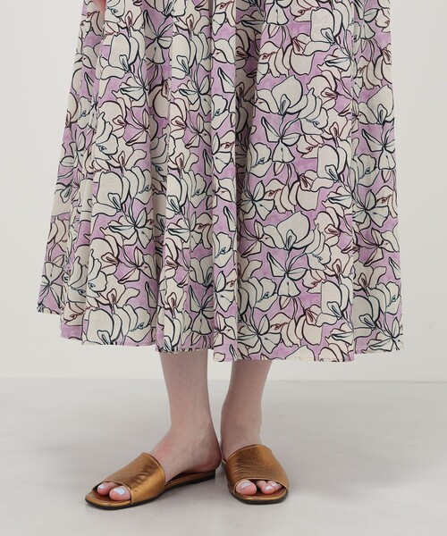 TOMORROWLAND （トゥモローランド）の「【別注】MARIHA Flower Poem 夏の月のドレス（ワンピース・レディース・ラベンダー・36）」の8枚目の写真