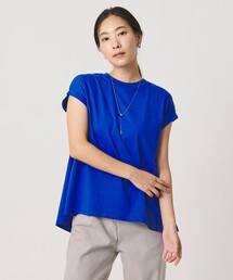 プレーティングテンジク フレア フレンチスリーブTシャツ ‐接触冷感・UVカット・吸水速乾‐<A DAY IN THE LIFE>