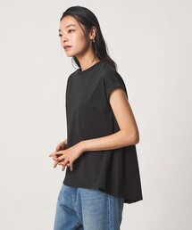 プレーティングテンジク フレア フレンチスリーブTシャツ ‐接触冷感・UVカット・吸水速乾‐<A DAY IN THE LIFE>