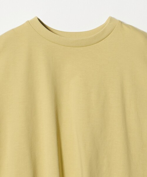 A DAY IN THE LIFE UNITED ARROWS(アデイインザライフユナイテッドアローズ)の「プレーティングテンジク フレア フレンチスリーブTシャツ ‐接触冷感・UVカット・吸水速乾‐<A DAY IN THE LIFE>(Tシャツ/カットソー・レディース・ブラック/オフホワイト/ナチュラル/その他1/コバルトブルー/イエロー・FREE)」の16枚目の写真