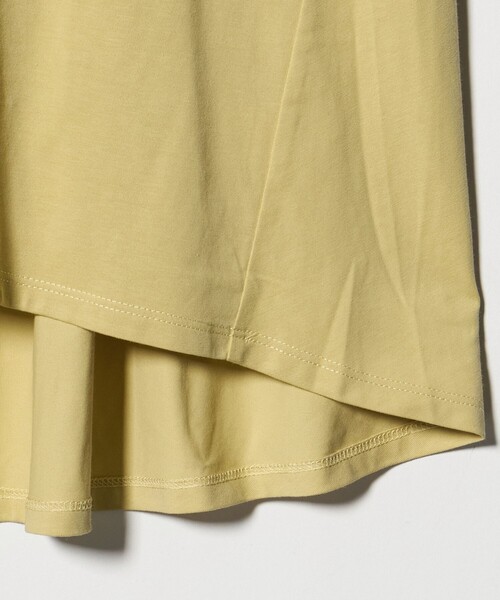 A DAY IN THE LIFE UNITED ARROWS(アデイインザライフユナイテッドアローズ)の「プレーティングテンジク フレア フレンチスリーブTシャツ ‐接触冷感・UVカット・吸水速乾‐<A DAY IN THE LIFE>(Tシャツ/カットソー・レディース・ブラック/オフホワイト/ナチュラル/その他1/コバルトブルー/イエロー・FREE)」の18枚目の写真