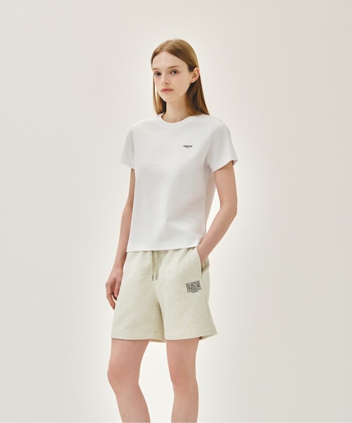 MARITHE + FRANCOIS GIRBAUD(マリテフランソワジルボー)の「CLASSIC LOGO SWEAT SHORTS(スウェットパンツ・レディース・オートミール/ブラック/ヘザーグレー・SMALL/MEDIUM/LARGE)」の5枚目の写真